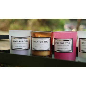 Romantic scented candle smokeless soy scented candle